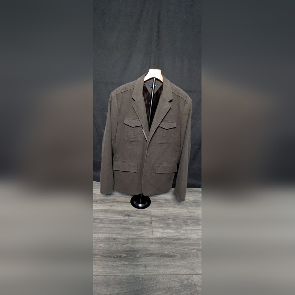 Tommy Hillfiger Military Style Men's Brown Jacket
